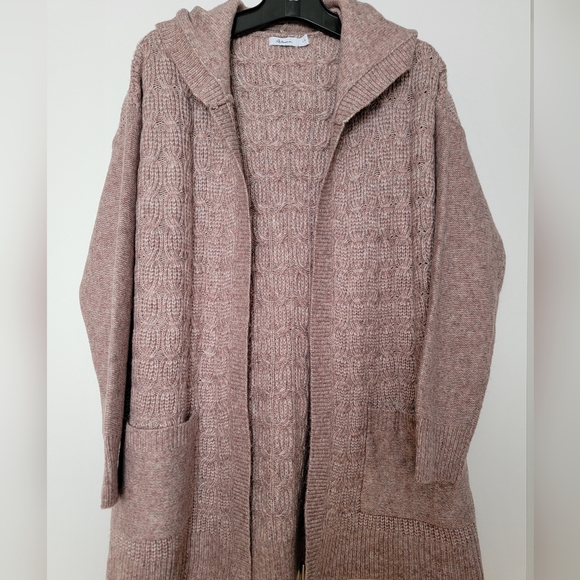 Reitmans Sweaters - Reitmans Cozy Pink Knit Sweater Sz Large